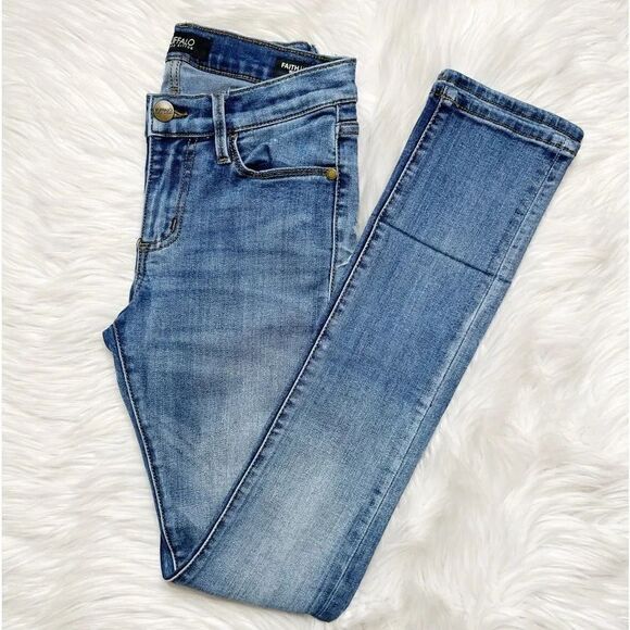 Buffalo Faith Crop Skinny Jeans Denim Size 24 - Picture 1 of 4